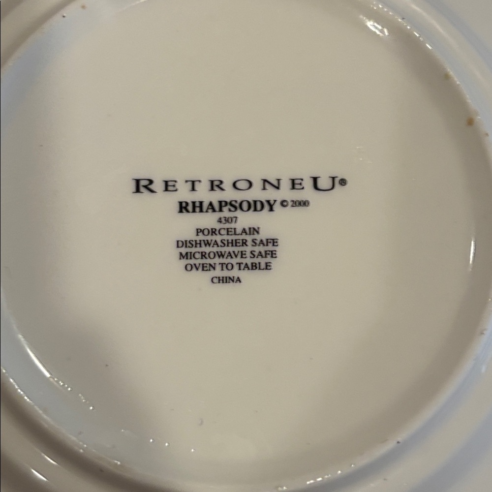 Rhapsody by RETRONEU Porcelain Floral Teacups & Saucer Set - Picture 4 of 10